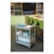 Rubbermaid Commercial Service Cart, 200-lb Cap, 3-Shelf, 18.63w x 33.63d x 37.75h, Off-White FG342488OWHT - alternate 4